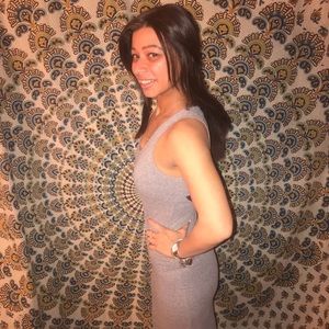 Grey Vans Maxi Dress